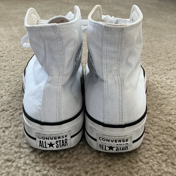 Converse Chuck Taylor All Star High-Top Platform Sneakers - Women’s Size 7 - Picture 3 of 8